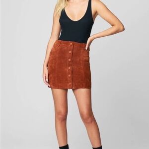 Blank NYC Suede Mini Skirt